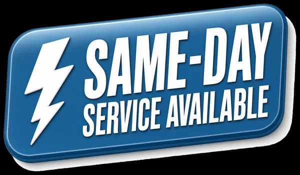 Same-day service available
